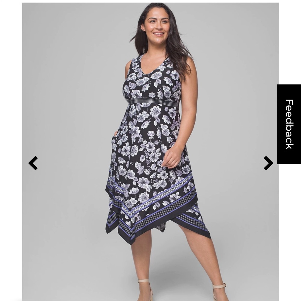 BNWT Soma floral dress, size S, built-in bra